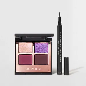 Kit Paleta de Sombras Night Glam + Caneta Delineadora Océane Edition (2 Produtos)