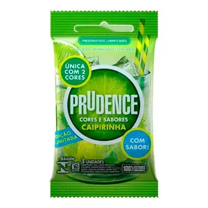 Preservativo Prudence Caipirinha 3 Unidades