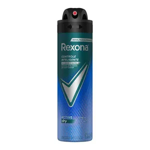 Desodorante Antitranspirante Aerosol Masculino Rexona Active Dry 72 horas 150ml