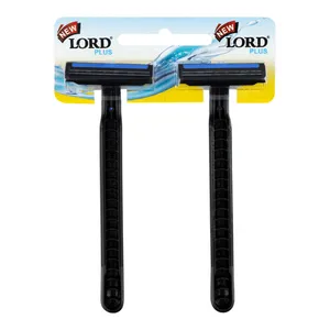 Aparelho Para Barbear Descartável Lord Plus 2 Unidades