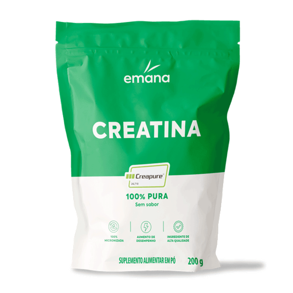 Creatina Creapure Emana Sem Sabor 200g Pó