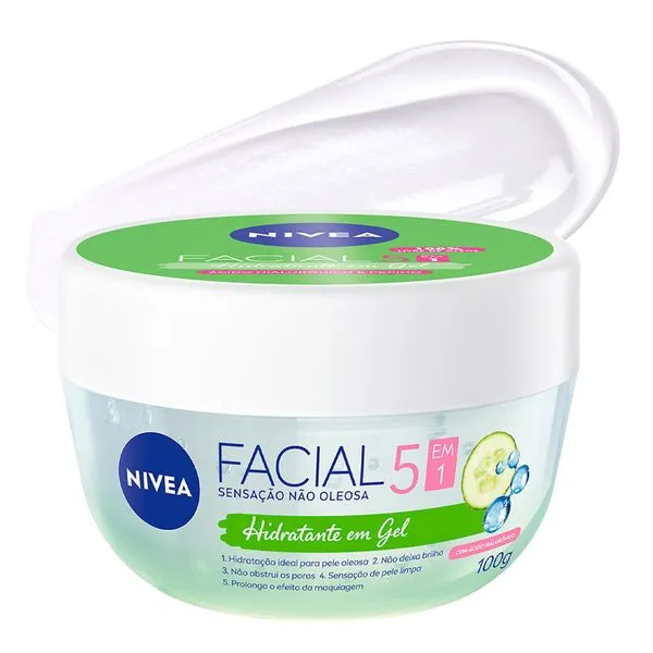 Hidratante Facial em Gel Nivea Ultraleve 100g