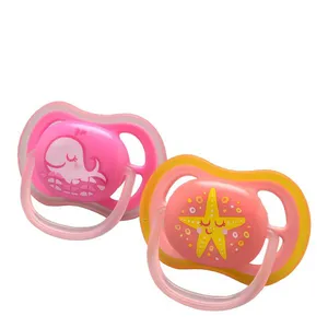 Chupeta Avent Ultra Air Philips Macia 6-18 Meses Rosa e Laranja 2 Unidades