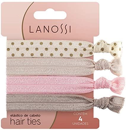 Elástico de Cabelo Lanossi Velvet Rose