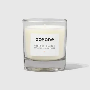 Vela Aromatizada de Bergamota e âmbar - Scented Candle 180g Océane Vela Aromatizada de Bergamota e âmbar - Scented Candle 180g