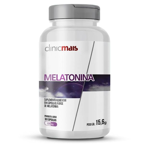 Melatonina ClinicMais 520mg 30 Cápsulas