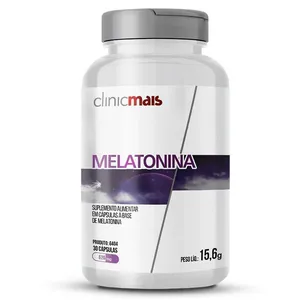 Melatonina ClinicMais 520mg 30 Cápsulas