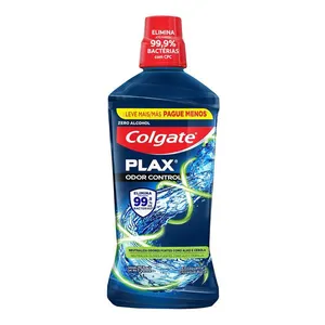 Enxaguante Bucal Colgate Plax Odor Control Zero Álcool 750ml
