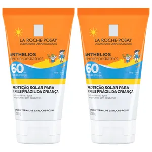 Kit com 2 Unidades de Anthelios Dermo Pediatrics Protetor Solar Infantil La Roche-Posay FPS60 120ml