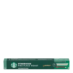 Cápsula de Café 53g Starbucks Pike Place Roast Lungo 10 Unidades