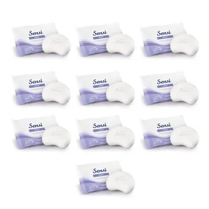 Kit com 10 unidades de Sabonetes Hidratantes em Barra Algodão Sensi Jequiti 10 un