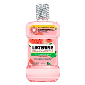 Enxaguante Bucal Antisséptico Listerine Melancia & Hortelã Zero Álcool 500ml