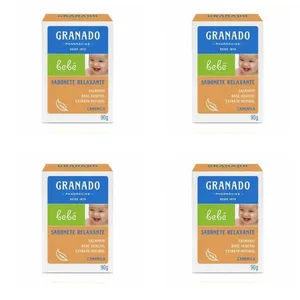 Kit c/4 Sabonetes Infantil Granado Bebê 90g Camomila