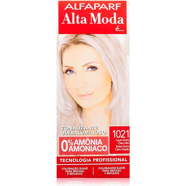 Tintura Alta Moda Tonalizante 10.21 Louro Claro Erisé 120g