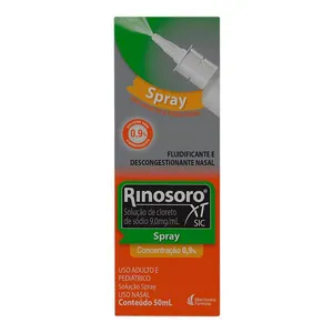 Descongestionante Rinosoro XT 0,9% 50ml Solução Spray