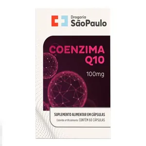 Coenzima Q10 100mg Drogaria São Paulo 60 Cápsulas