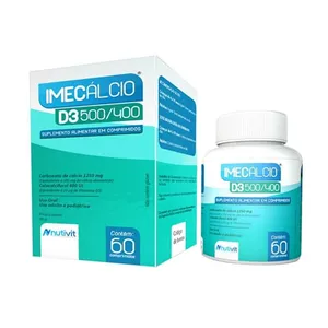 Imecálcio D3 500/400MG C/60 Comprimidos