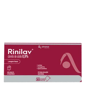 Lavagem Nasal Rinilav 30 Envelopes de 2,2g Refil