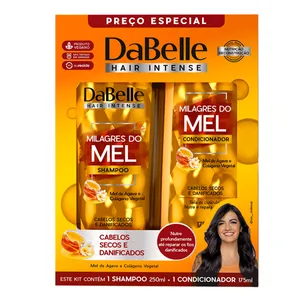 Kit Dabelle Hair Intense Milagres do Mel Shampoo 250ml + Condicionador 175ml