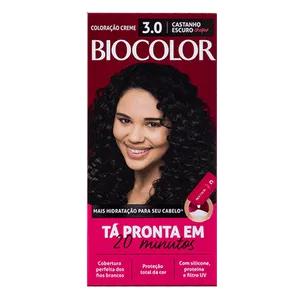 Tinta de Cabelo Biocolor Mini Kit 3.0 Castanho Escuro Chique