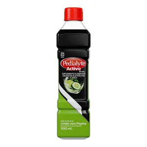 Bebida Repositora Hidroeletrolítico Limão com Pepino Pedialyte Active 500ml