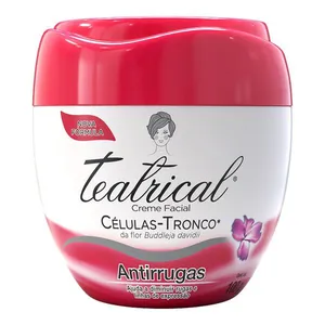 Creme Facial Teatrical Antirrugas Flor Buddleja Davidii 100g
