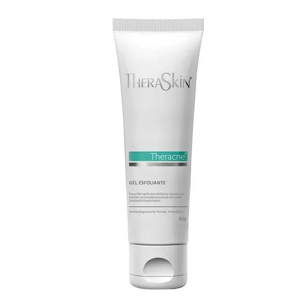 Theraskin Theracne Gel Esfoliante para O Rosto Pele Oleosa E Acneica 80g
