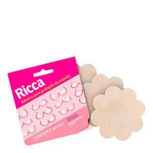 Adesivo para Seios Ricca Proteção dos Mamilos Descartável 6 Unidades