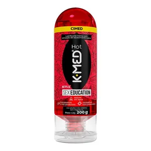 Lubrificante Íntimo K-Med Gel Hot Netflix Sex Education 200g
