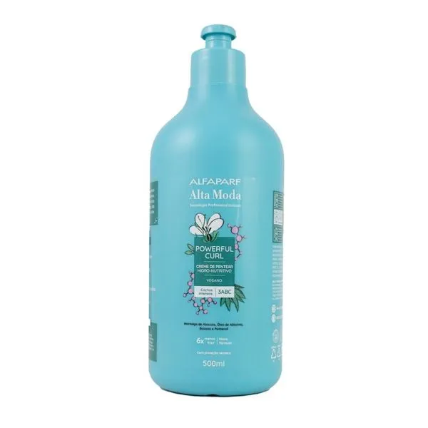Creme de Pentear  Alfaparf Alta Moda Powerful Curl Cachos Intensos 500 ml Creme de Pentear  Alfaparf Alta Moda Powerful Curl  500 ml
