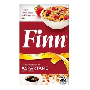 Adoçante Finn Pó Aspartame 100 Envelopes