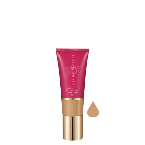 Base Líquida Natural Eudora Niina Secrets Hidra Glow 30 30 ml 30