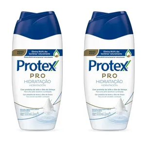 Kit com 2 Unidades de Sabonete Líquido Protex Pro Hidratação 230ml