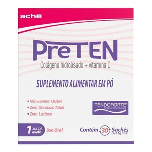 Suplemento Alimentar em Pó Preten Colágeno e Vitamina C 30 Sachês