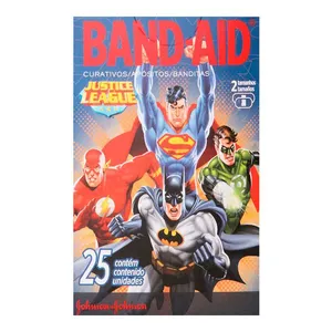 Curativo Band-Aid Liga da Justiça Johnson's 25 unidades