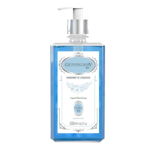 Sabonete Líquido Antibacteriano Giovanna Baby Blue 500ml