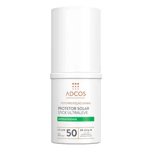 Protetor Solar Facial Adcos FPS 50 Ultra Leve Incolor 15g Stick