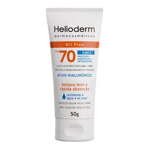 Protetor Solar Facial Helioderm FPS 70 Oil Free 50g
