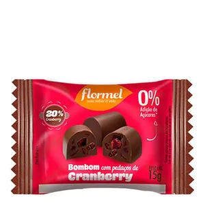 Bombom Flormel Cranberry Zero Açúcar 15g