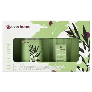 Kit Ever Home Difusor De Ambiente 250ml + Sabonete Líquido Alecrim 250ml