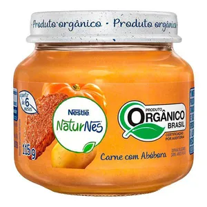 Papinha Nestle Natures Salgado Carne com Abóbora Orgânico Nestle 115g