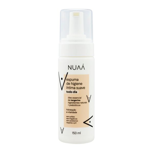 Espuma De Higiene Íntima NUAÁ Todo Dia Sem Perfume 150ml