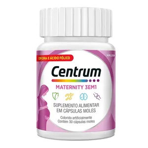 Multivitamínico Centrum Maternity 3 em 1 30 Cápsulas