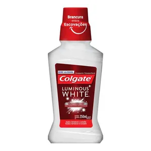 Enxaguante Bucal Colgate Luminous White Clareamento Dental 250ml