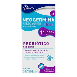 Probiótico Neogermina Flora 6 Cápsulas