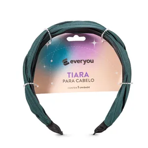 Tiara Larga Ever You em Tecido Verde 1 Unidade