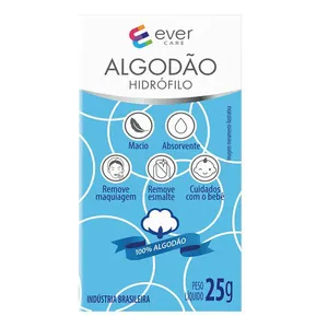 Algodão Hidrófilo Ever Care 25g