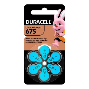 Pilha Auditiva Duracell 675 6 Unidades