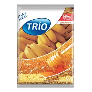 Barra de Cereais Trio Banana Aveia e Mel Light 3 Unidades de 20g