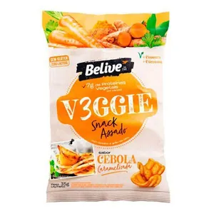 Snack Salgado Belive Veggie Cebola Caramelizada 35g